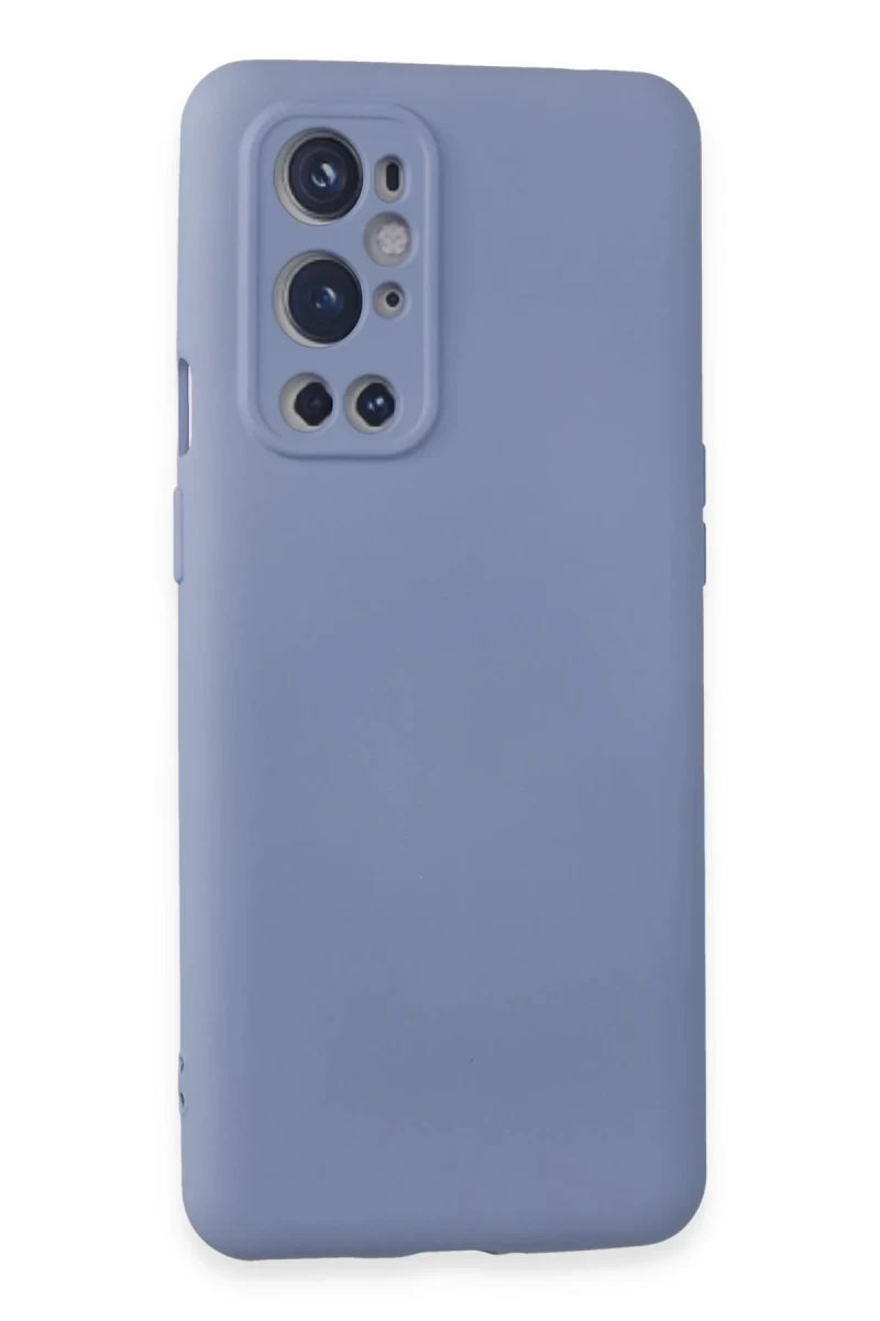 One Plus 9 Pro Kılıf Nano içi Kadife Silikon - Mor
