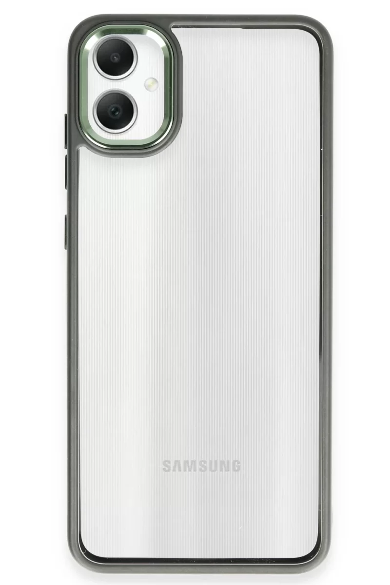 Samsung Galaxy A05 Uyumlu Kılıf Power Silikon - Koyu Yeşil
