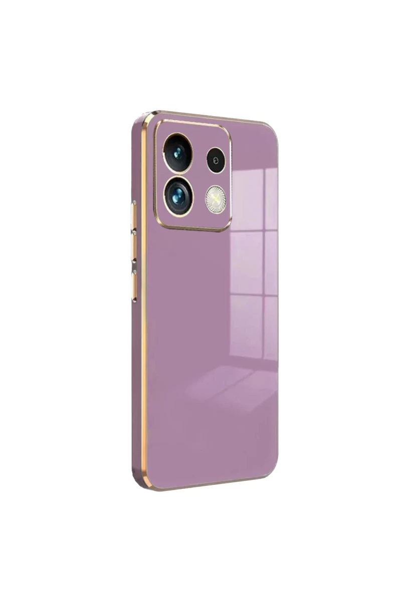 Xiaomi Redmi Note 13 Pro 5G Uyumlu Kılıf Volet Silikon - Mor