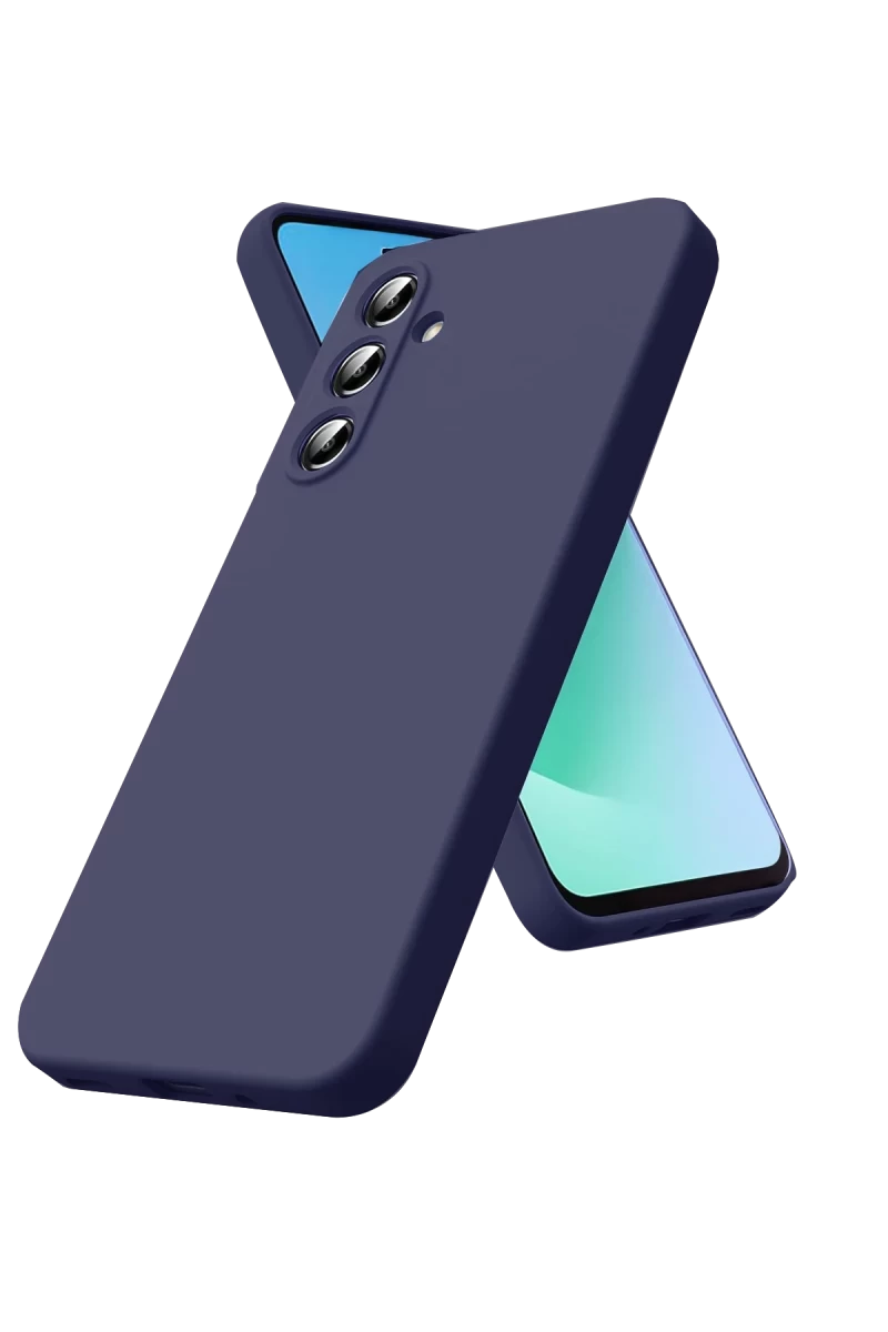 Samsung Galaxy S25 FE Uyumlu Nano içi Kadife Silikon - Lacivert