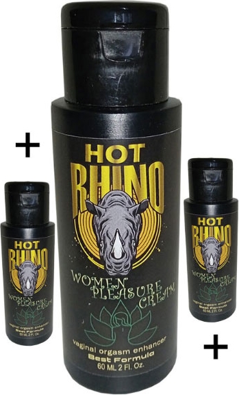Hotrhino Kadınlar Için Vajinaclitoris Libidocream 3 Adet Vajinaveklitoris Zevkarttırıcı Krem 60 ml