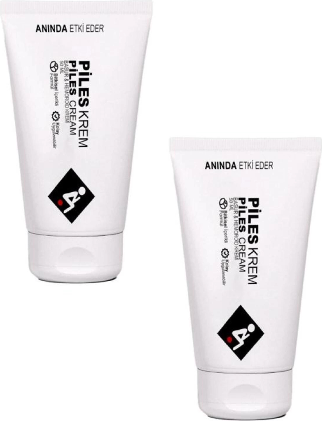 Piles Hemeroıdınız ve Bağsurunuz Için Yeni Formüllü Çözümünüzkremi 50 ml x 2 Adet