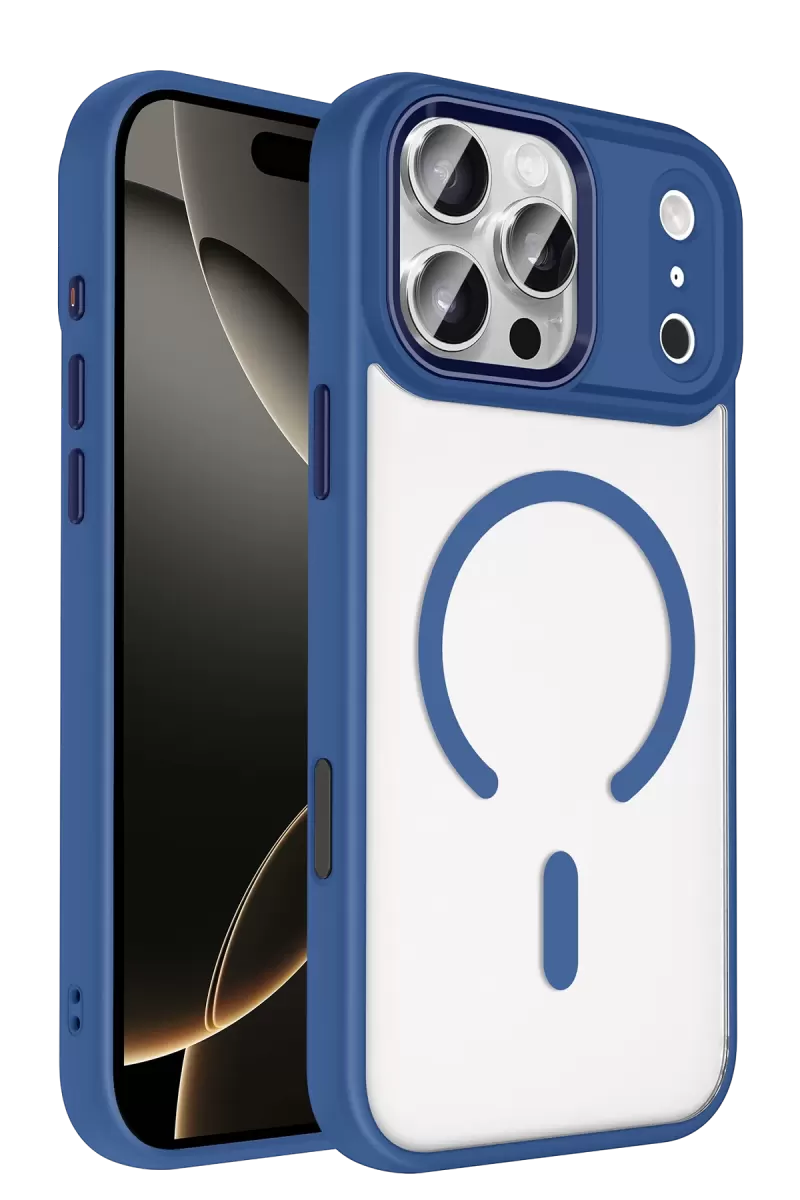 Joko Apple iPhone 17 Pro Uyumlu Terea Magsafe Kapak - Lacivert