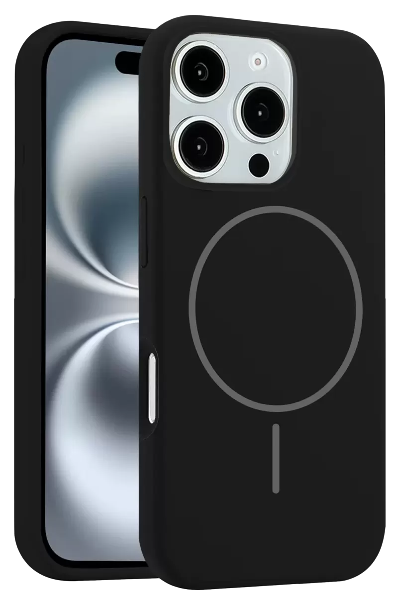 Joko Apple iPhone 16 Pro Max Uyumlu Kılıf Jully Magsafe Kapak - Siyah