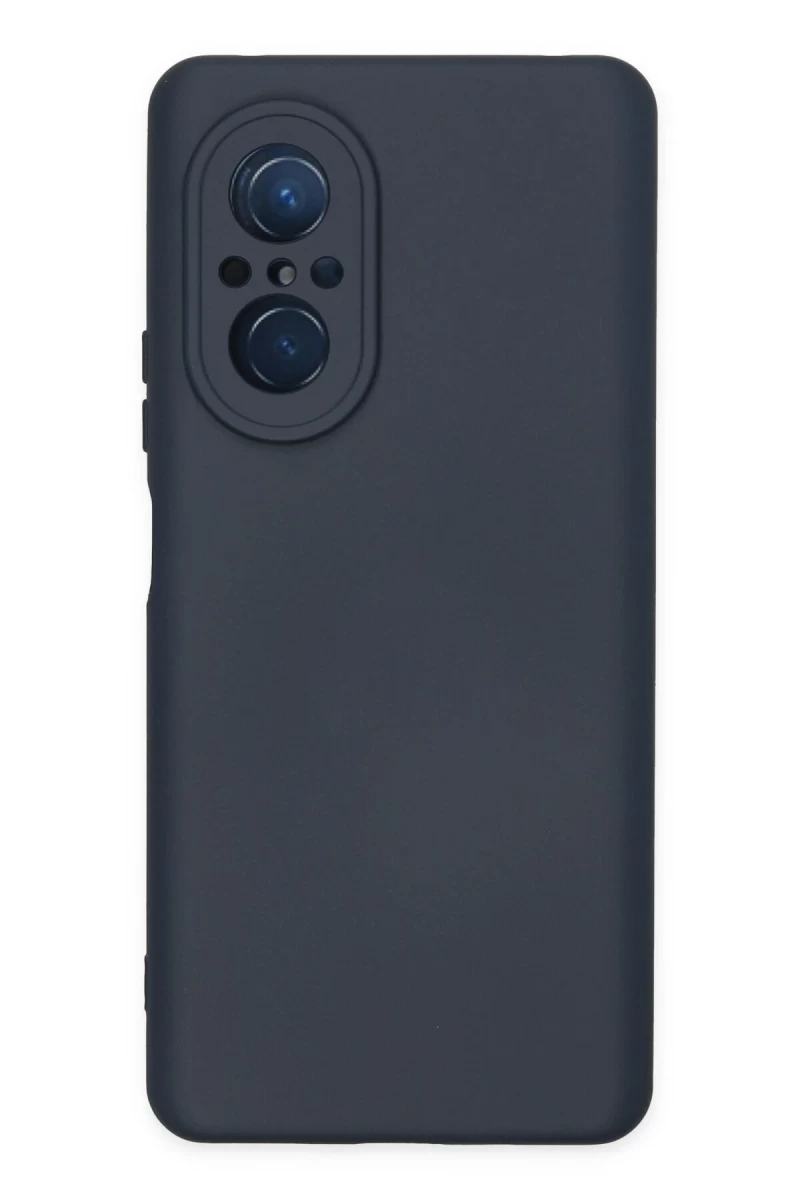Huawei Nova 9 SE Uyumlu Kılıf Nano içi Kadife Silikon - Lacivert