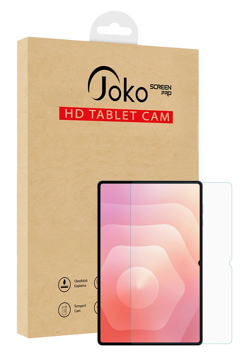 Joko Samsung Galaxy Tab S10 FE Plus 13.1 2in1 HD Tablet Cam Ekran Koruyucu - Şeffaf