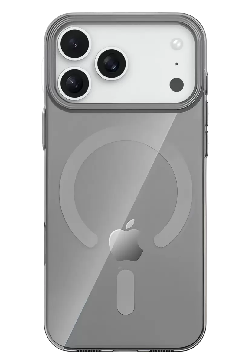 Joko Apple iPhone 17 Pro Uyumlu PC Blank Magsafe Kapak - Natural Grey
