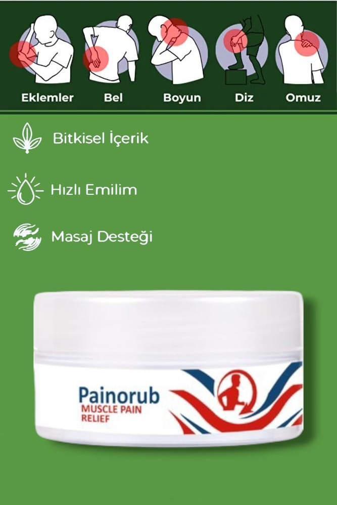 Painorub Ağrı Karşıtı Masaj Bakım Kremi 50 ml