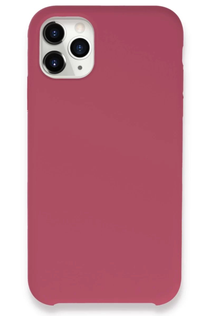Apple iPhone 11 Pro Max Uyumlu Kılıf Lansman Legant Silikon - Fuşya