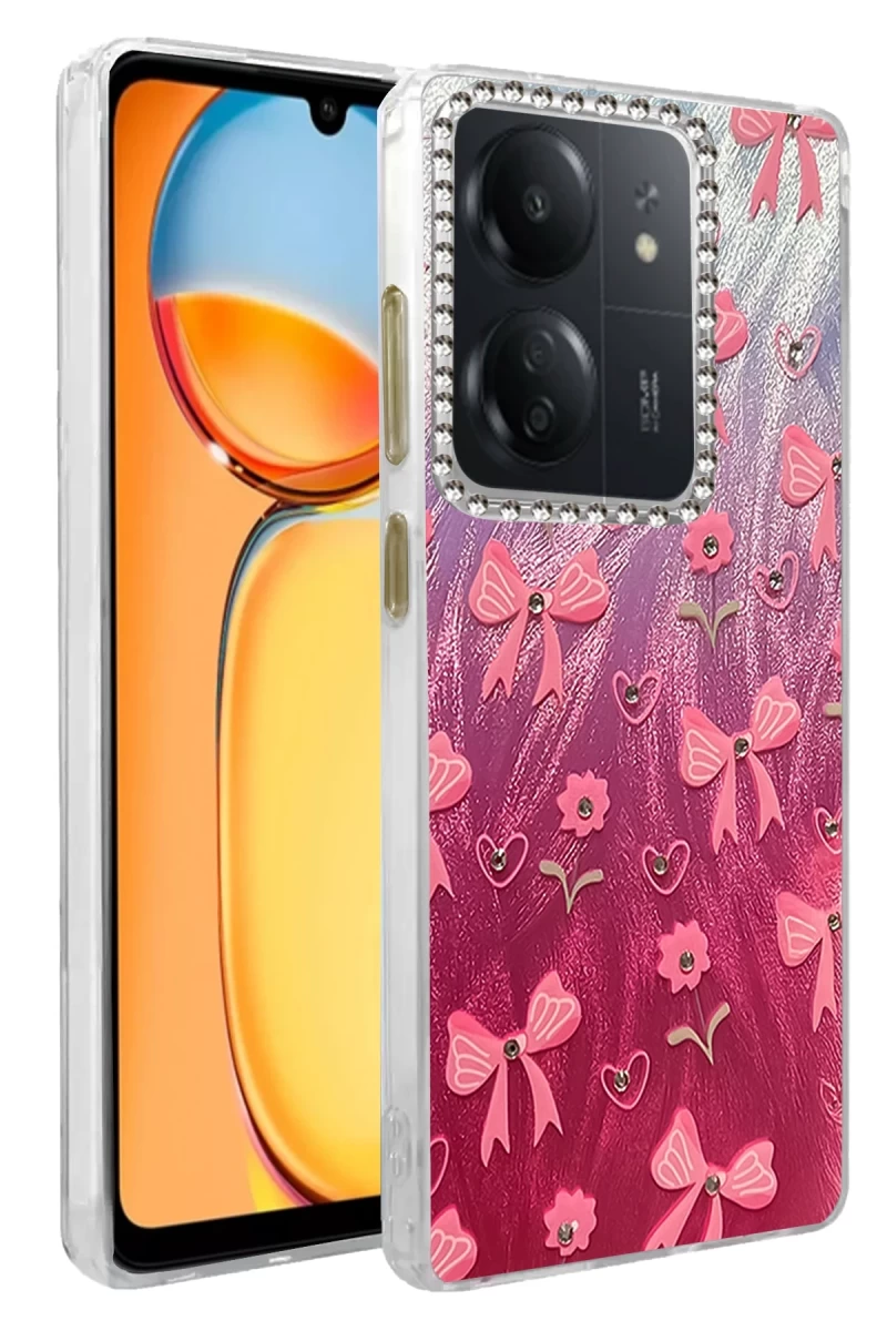 Xiaomi Redmi 13C Uyumlu Kılıf Blade Aynalı Desenli Kapak - Desen 3