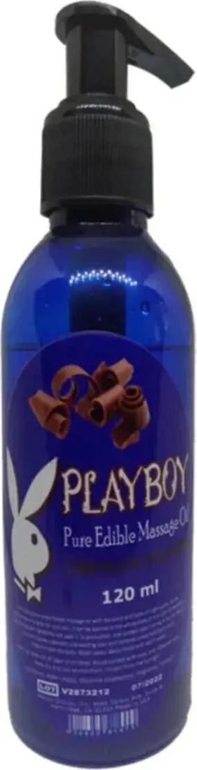 Playboy Pure Edible Massage Oil 360 ml Çikolata Aromalı Masaj Yağı x 3 Adet