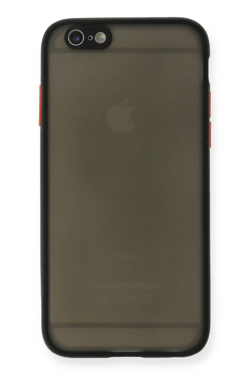 Apple iPhone 6 Uyumlu Kılıf Montreal Silikon Kapak - Siyah
