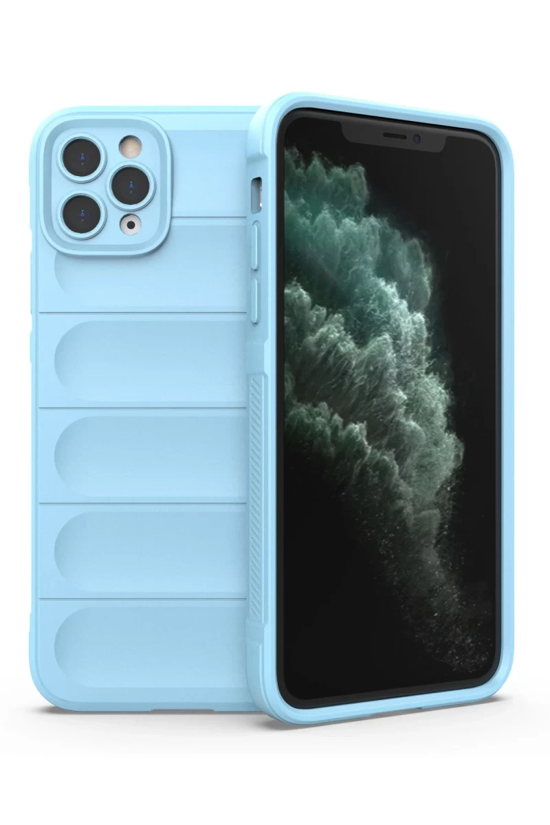Apple iPhone 11 Pro Uyumlu Kılıf Optimum Silikon - Sky Blue