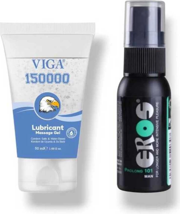 Lubricant Kayganlaştırıcı Jel 50 ml + Eros Sprey