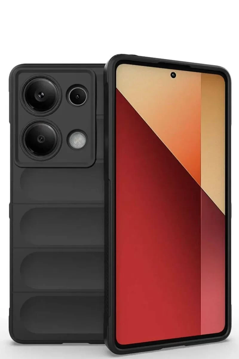 Xiaomi Redmi Note 13 Pro 4G Uyumlu Kılıf Optimum Silikon - Siyah