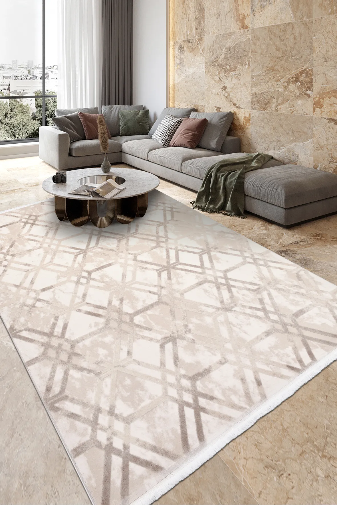 YoudayHomeCollection GASPİNA Model Oturma Odası Halısı · EBAT: 200X250