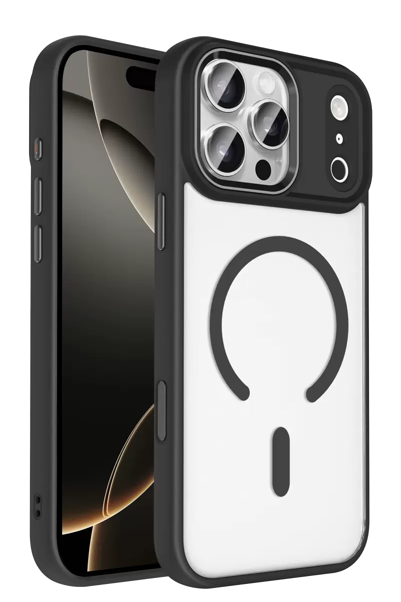 Joko Apple iPhone 17 Pro Uyumlu Terea Magsafe Kapak - Siyah