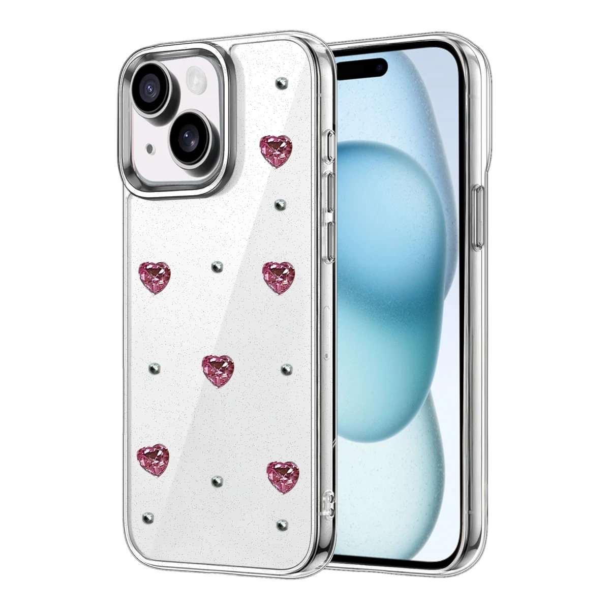 Apple iPhone 14 Fiyonk Desenli Kapak - Desen 3