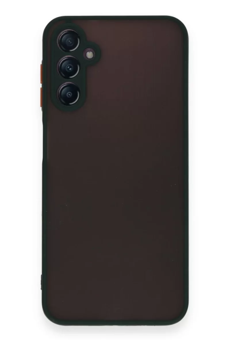 Samsung Galaxy A15 4G Uyumlu Kılıf Montreal Silikon Kapak - Yeşil