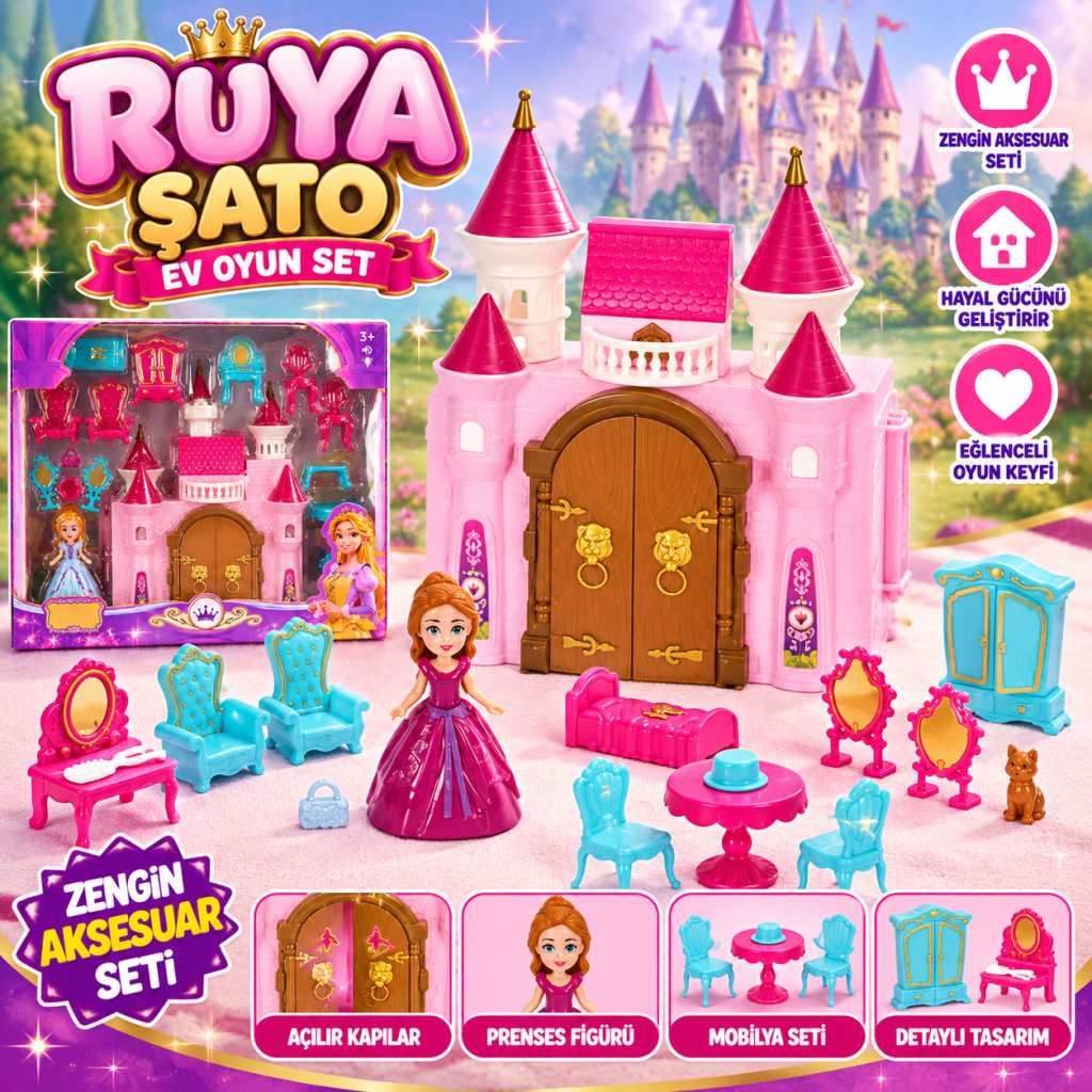 S00004903 EV OYUN SET RÜYA ŞATO