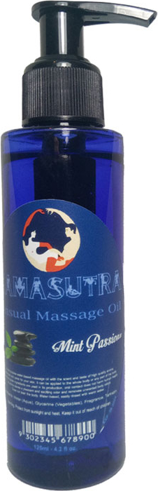 Kamasutra Big Size Sensual Pleasure Mint Massage Oil  - Kamasutra Aromatik Naneli Er0tık Masaj Yağı 125 Ml