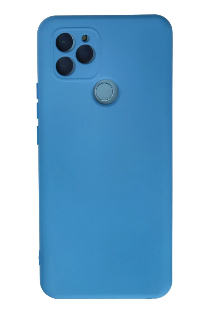 General Mobile GM 21 Kılıf Nano içi Kadife Silikon - Mavi