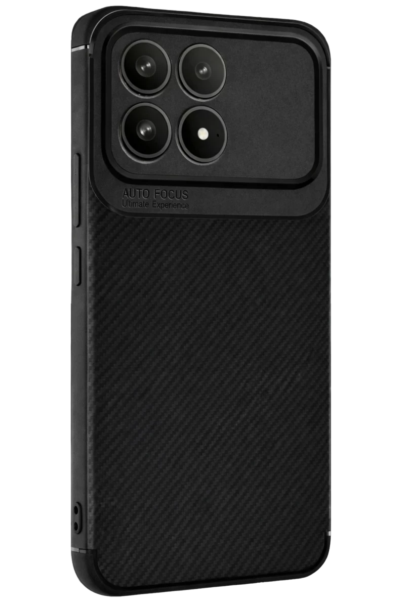 Xiaomi Poco F8 Pro Uyumlu Auto Focus Karbon Kapak - Siyah