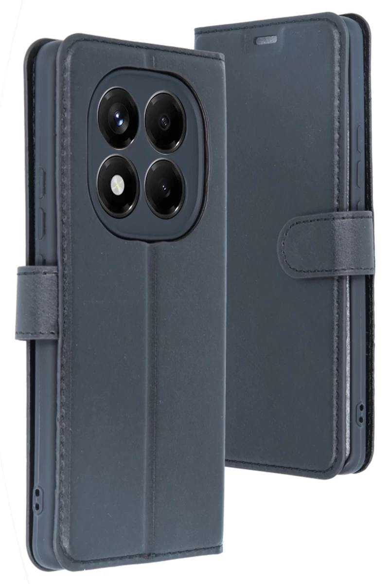 Xiaomi Redmi Note 14 Pro 5G Uyumlu Kılıf Trend S Plus Kapaklı Kılıf - Siyah