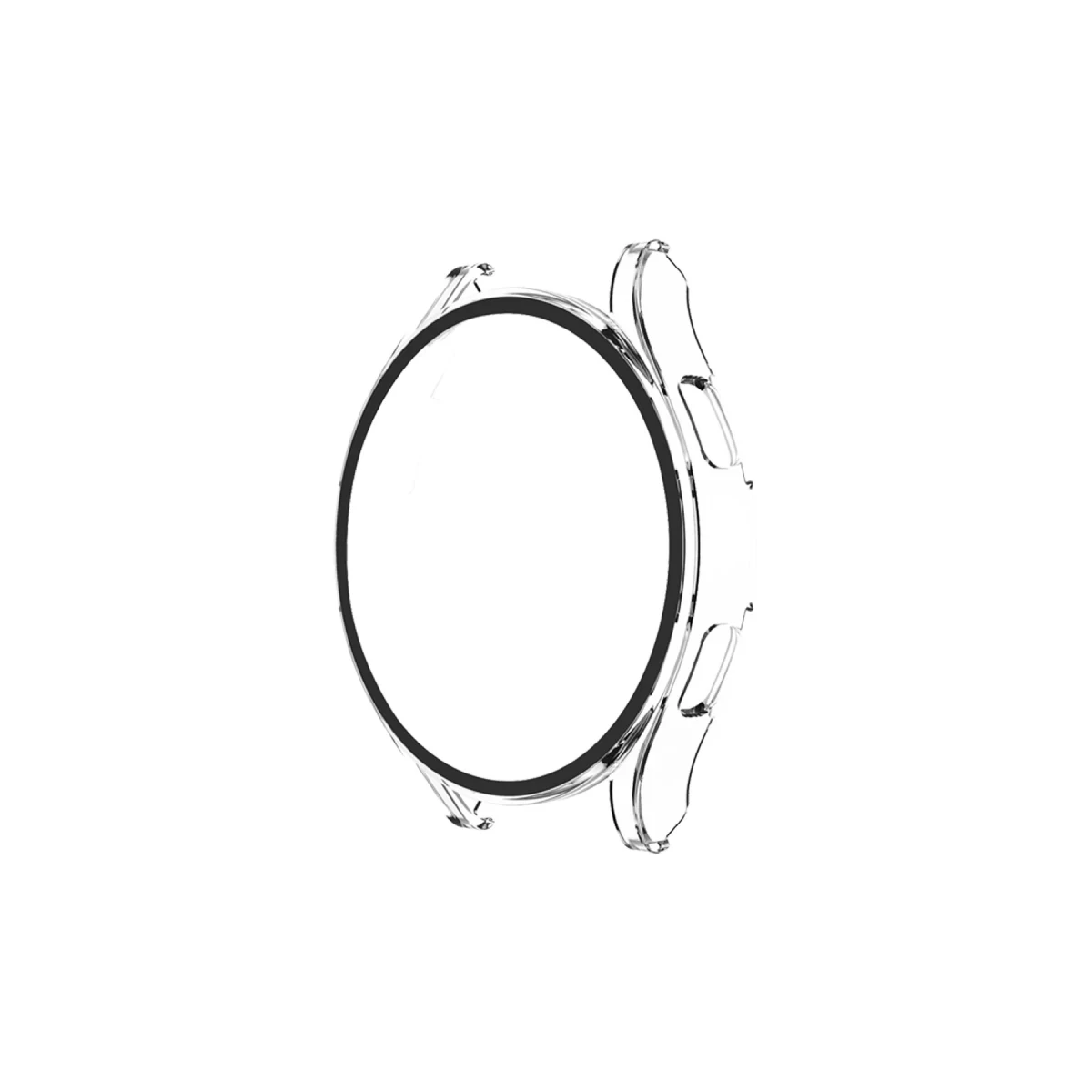 Watch 5 Pro 45mm Wall Camlı Kasa Ekran Koruyucu - Şeffaf