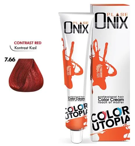 Tüp Saç Boyası 60 ml Profesyonel Krem Boya - 7/66 Kontrast Kizil