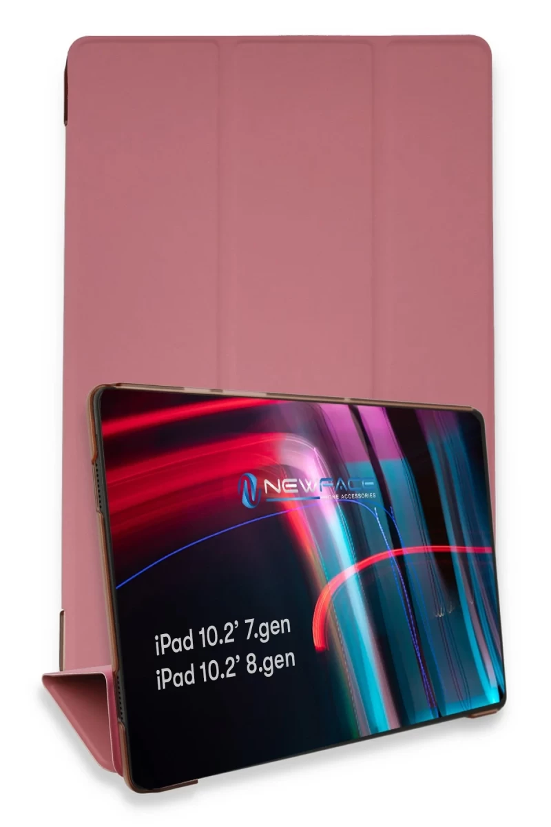 Apple iPad 10.2 (7.nesil) Kılıf Tablet Smart Kılıf - Pembe