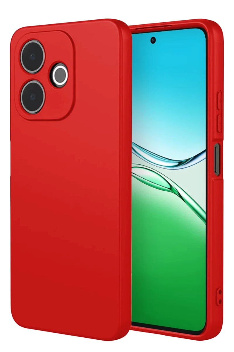 Oppo A5 Pro 4G Uyumlu First Silikon - Kırmızı