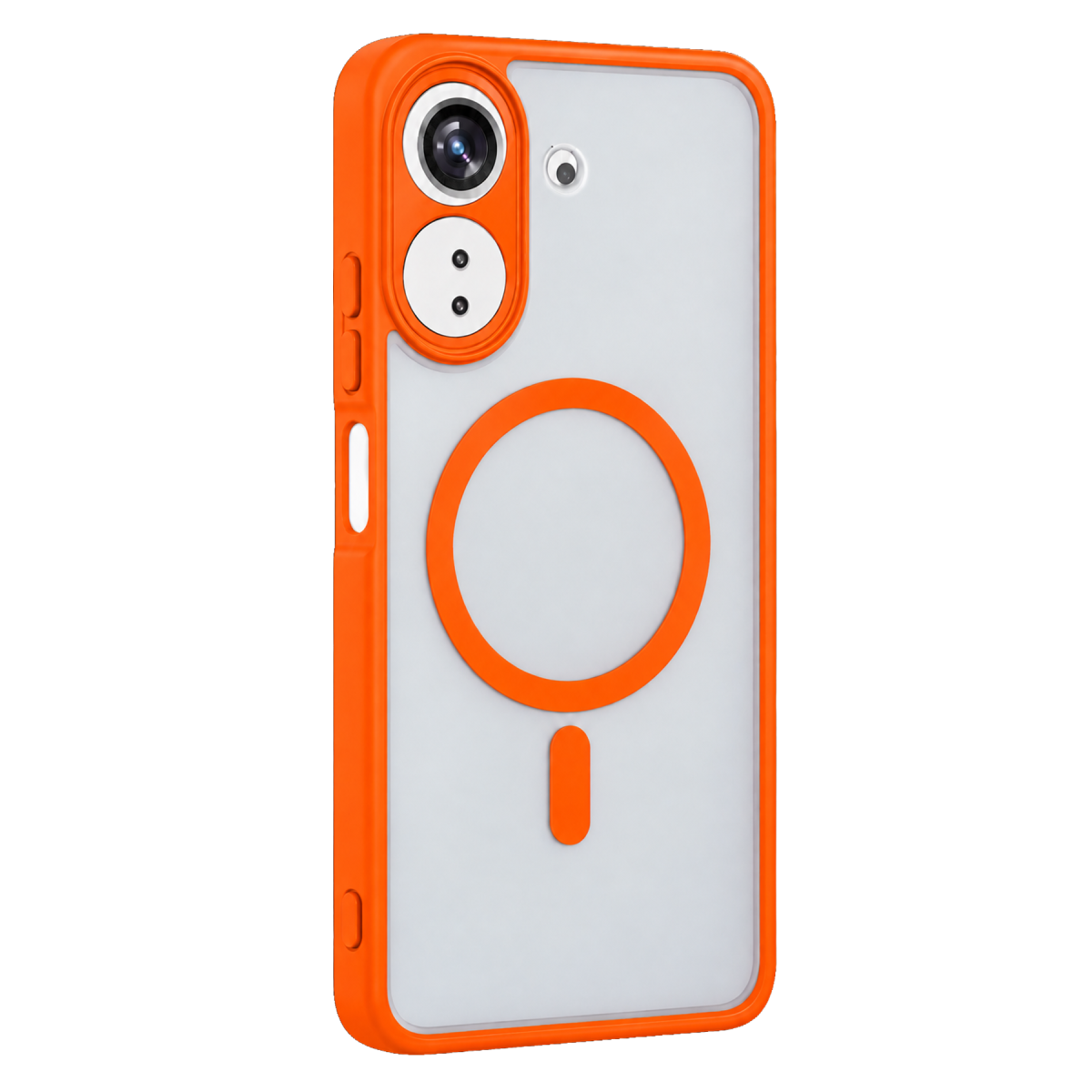 Xiaomi Redmi 13C Loji Magsafe Kapak - Turuncu
