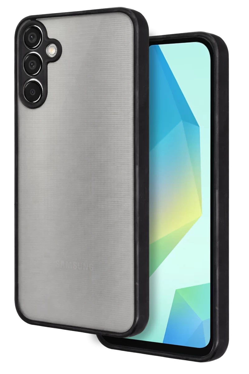 Samsung Galaxy A16 5G Uyumlu Kılıf Montreal Silikon Kapak - Siyah