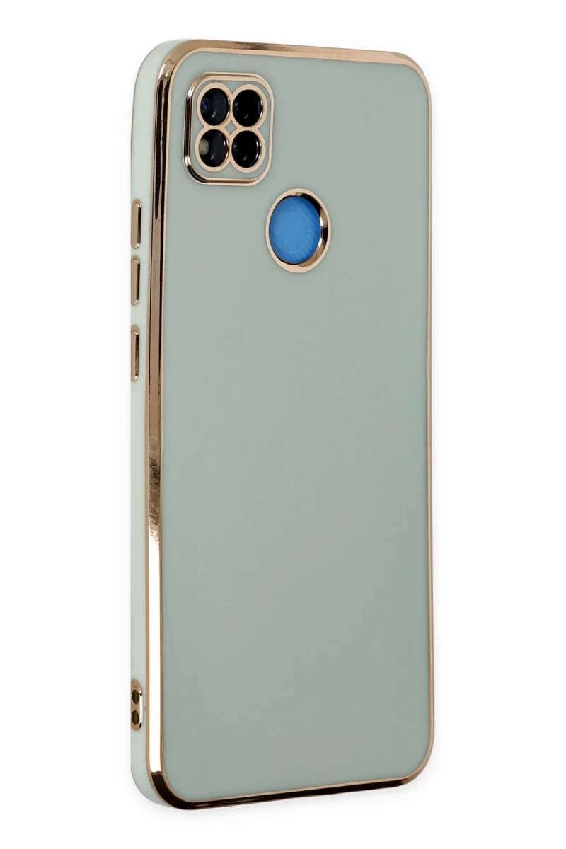 Xiaomi Redmi 9C Uyumlu Kılıf Volet Silikon - Açık Yeşil