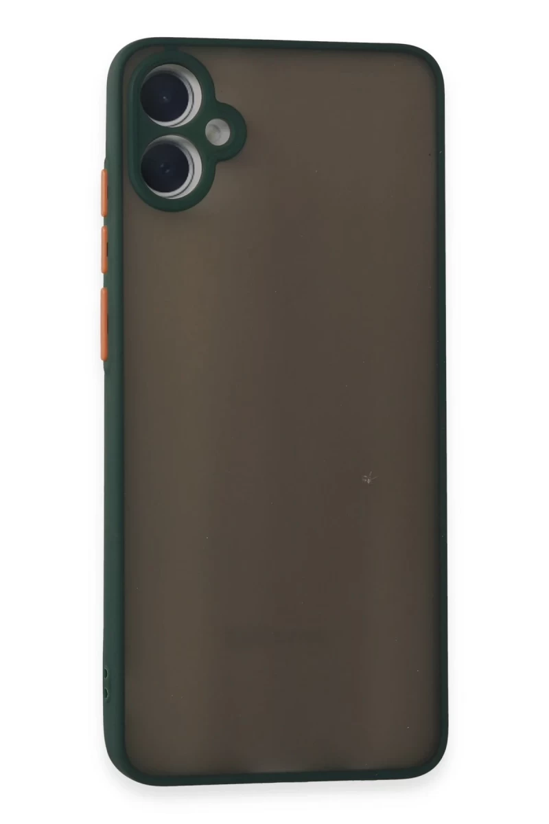 Samsung Galaxy A05 Uyumlu Kılıf Montreal Silikon Kapak - Yeşil