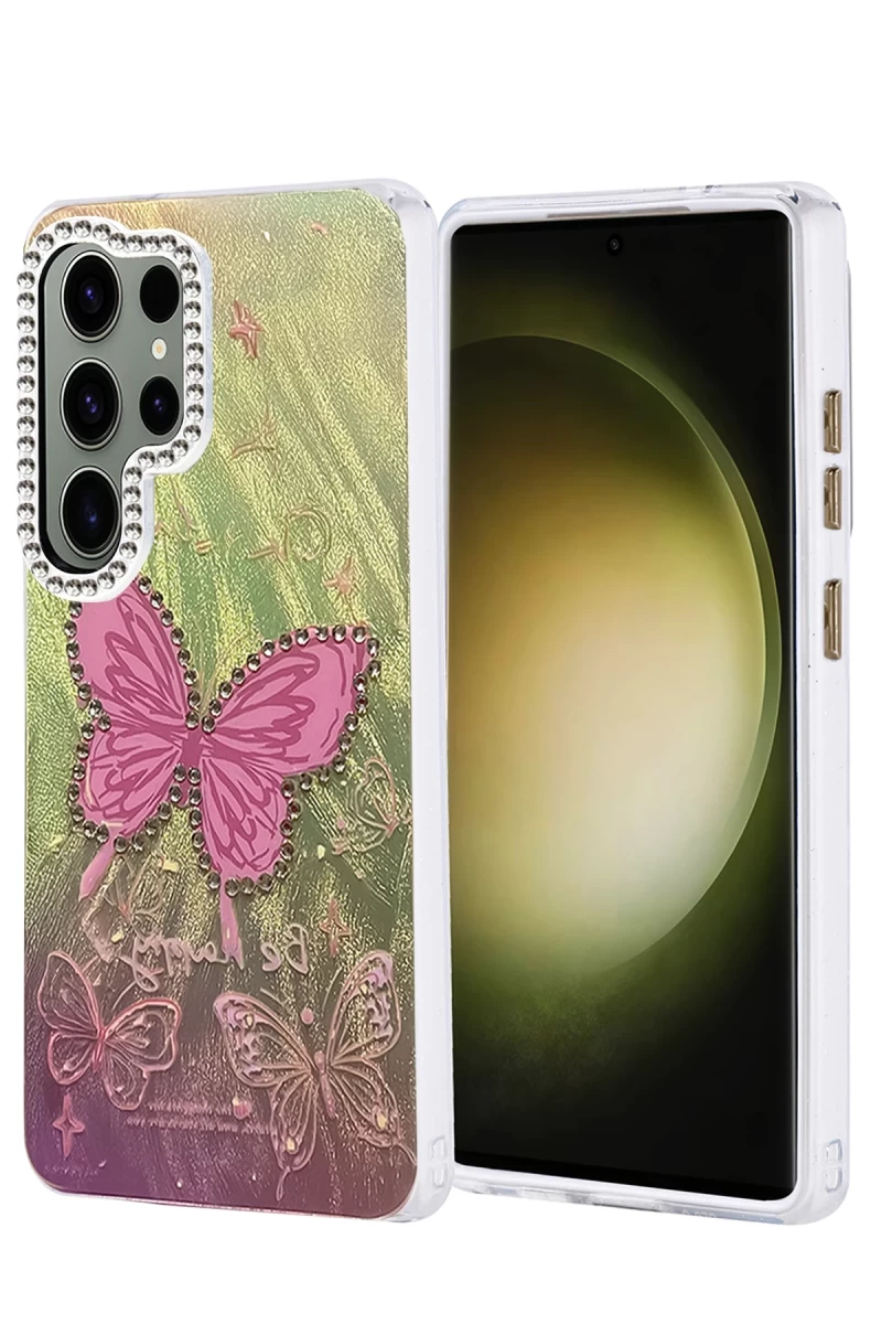 Samsung Galaxy S25 Ultra Uyumlu Kılıf Blade Aynalı Desenli Kapak - Desen 5
