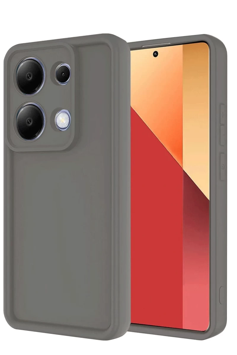 Xiaomi Redmi Note 13 Pro 4G Uyumlu Kılıf Viera Silikon - Gri