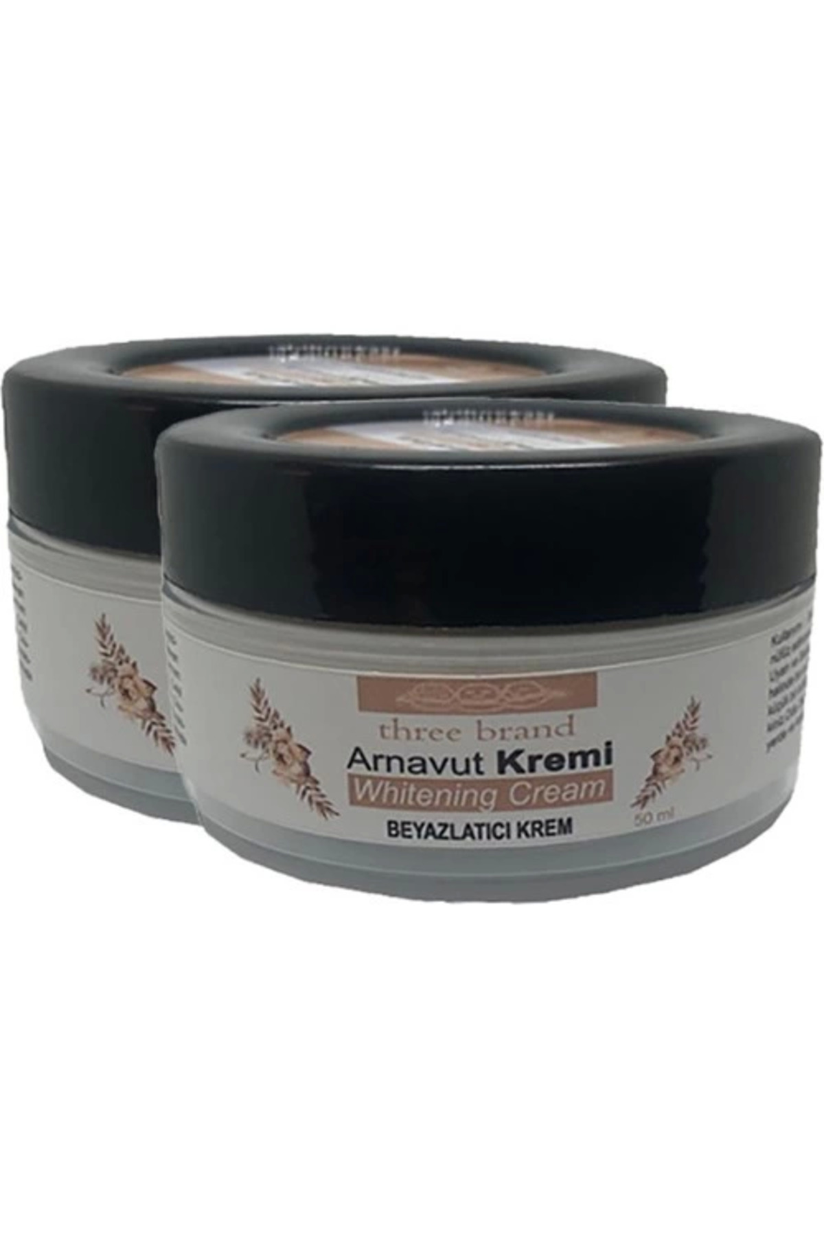 Three Brand Arnavut Kremi 2li Adet Whitens Cream Tüm Bölge Aklık Kremi 50 ml