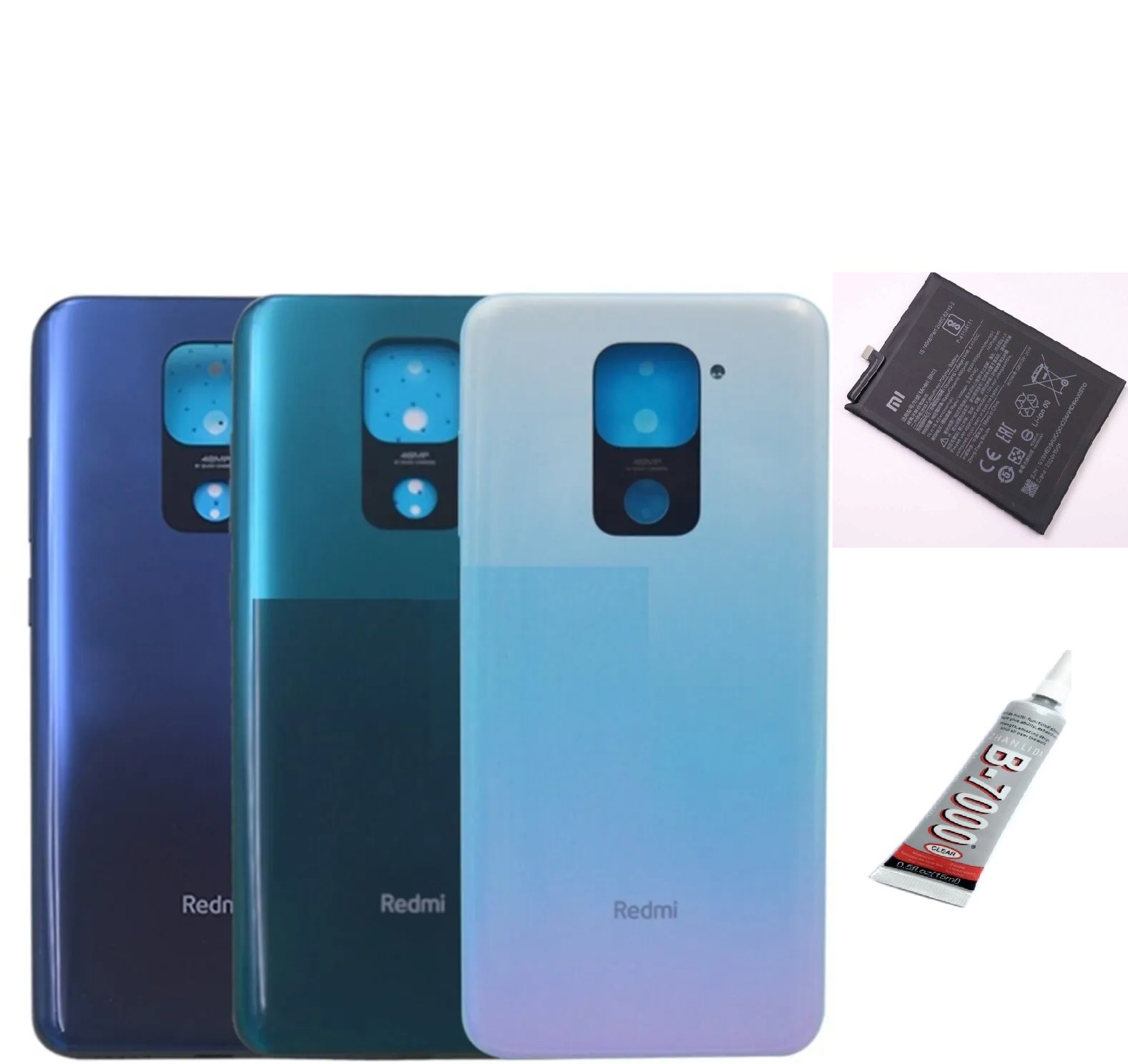 REDMİ NOTE 9 Uyumlu ARKA BATARYA KAPAĞI ,BATARYA VE B7000