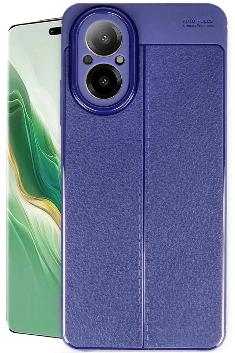 Realme 12 Lite Uyumlu Kılıf Auto Focus Kapak - Lacivert