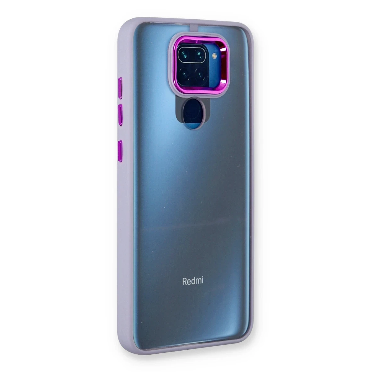 Xiaomi Redmi Note 9 Kılıf Dora Kapak - Lila