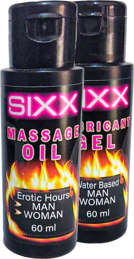 Sıxx 60 ml Naturel Erotikmasaj Yağı ve 60 ml Iubrikantkrem