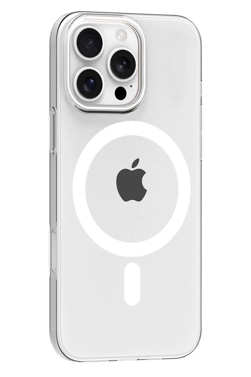 Joko Apple iPhone 16 Pro Max Uyumlu PC Blank Magsafe Kapak - Şeffaf