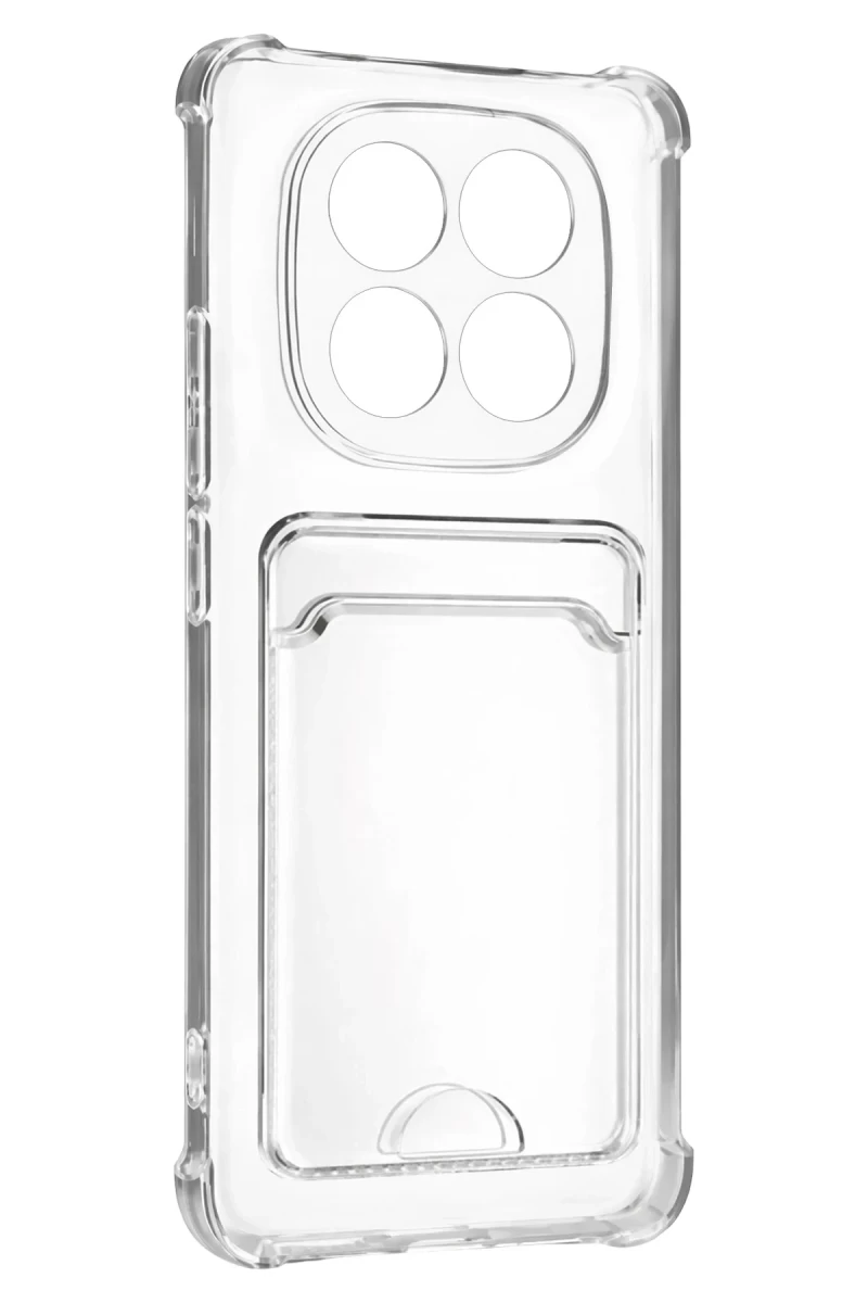 Xiaomi Redmi Note 15 Pro 4G Uyumlu Kart Şeffaf Silikon - Şeffaf