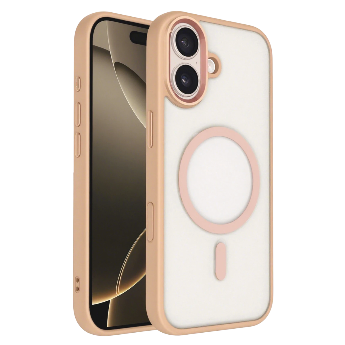 Joko Apple iPhone 16 Uyumlu Terea Magsafe Kapak - Pembe
