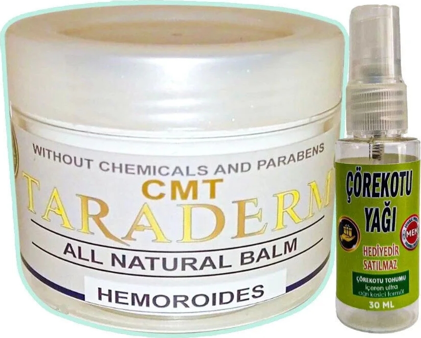Süper Taraderm 100 ml Kremi+30 ml Çörek Otu Yağ