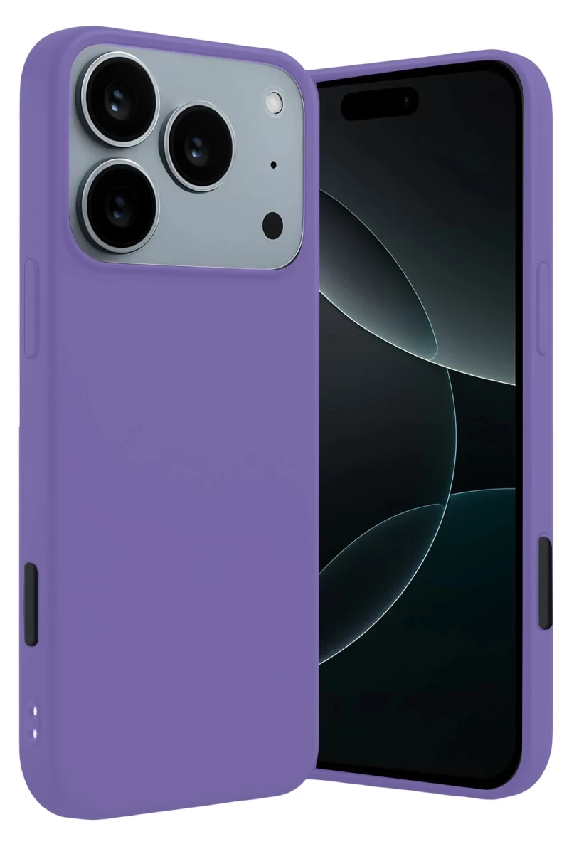 Apple iPhone 17 Pro Max Uyumlu First Silikon - Lila