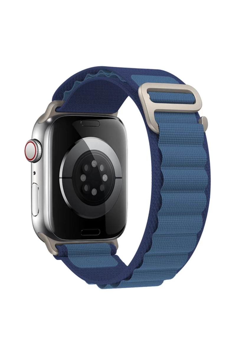 Apple Watch 38mm Uyumlu Mountain Kordon - Lacivert