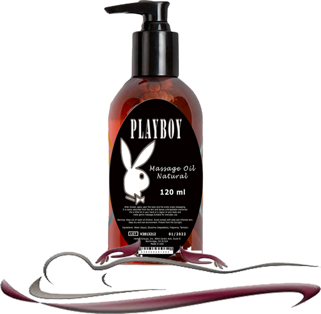 Playboy Natural Massage Oil 120 ml Kokusuz Vücut Masaj Yağı